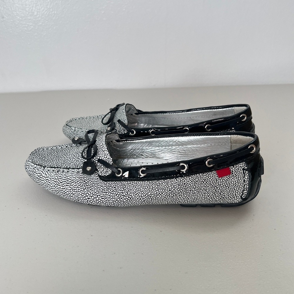 Marc Joseph Leather Loafers Cypress Hill Leather Upper Brazil Black White 7 - Picture 4 of 8